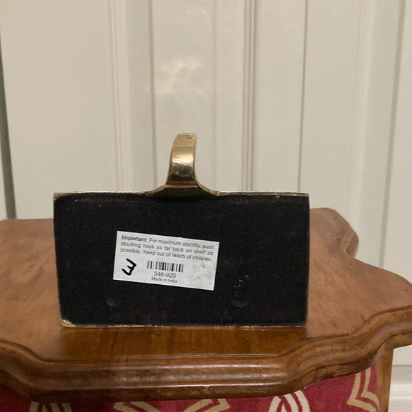 Solid Brass REINDEER Stocking Holder - Picture 6 of 11